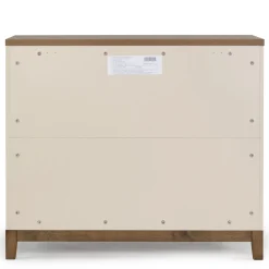 Best Lala 3 Drawers Dresser Chest - Almont Walnut Storage Furniture