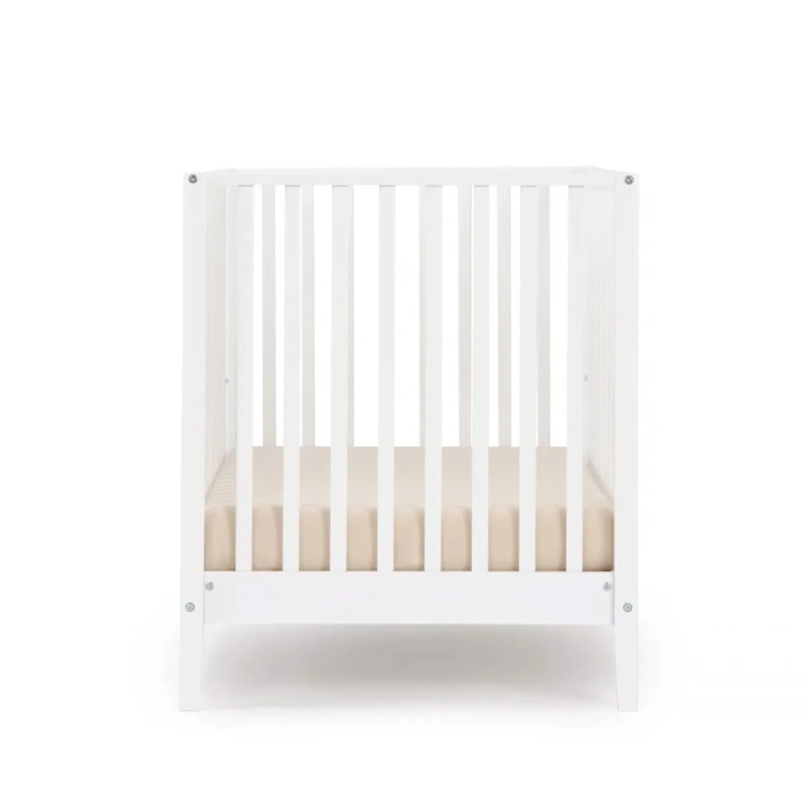 Cribs & Mattresses|Cribs & Mattresses>Dadada Baby Lala 3-In-1 Convertible Crib - White
