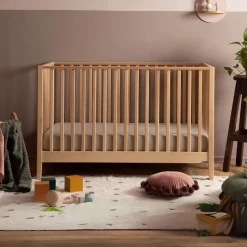 Lala 3-In-1 Convertible Crib - Natural Cribs & Mattresses|Cribs & Mattresses