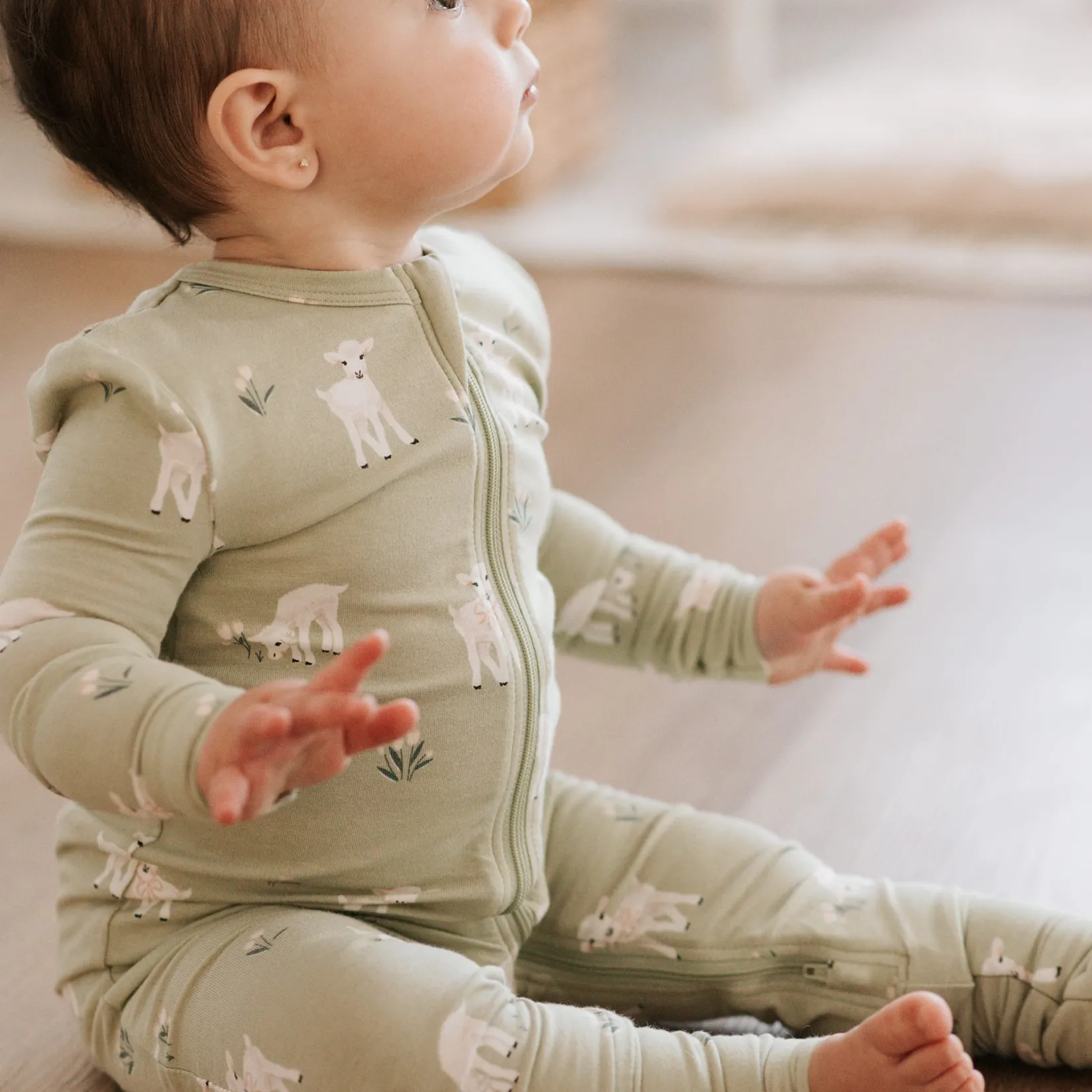 Hot Lamb Pajamas 0-12m Pajamas|Pyjamas