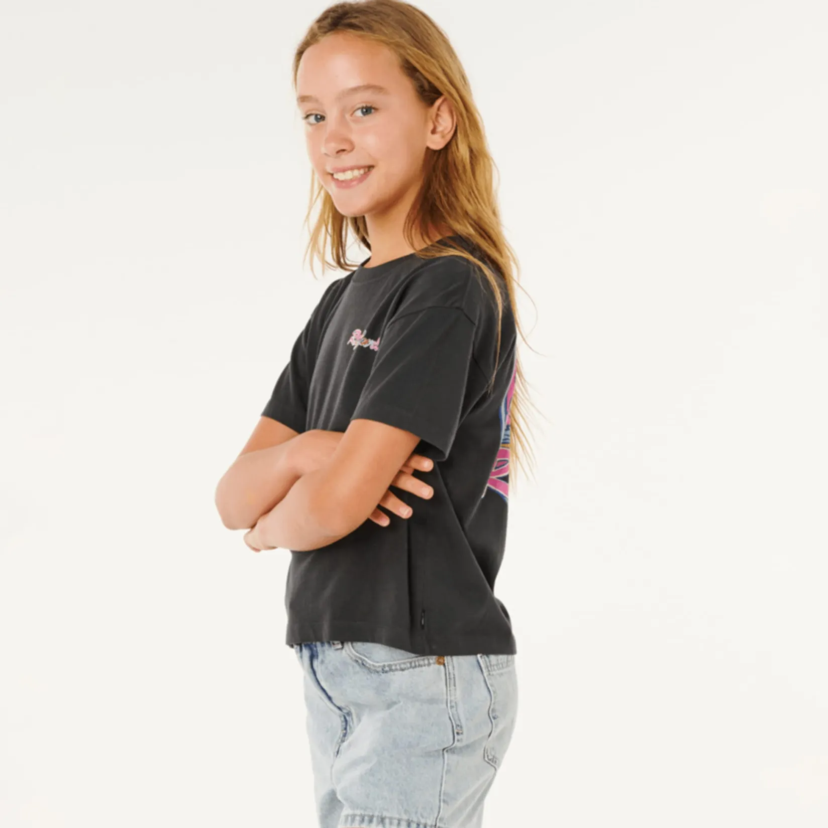 Clearance Layday Crop T-shirt 8-14y Kids Tops