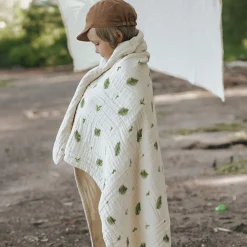Outlet 4-Layer Muslin Blanket - Fern Kids Throws|Blankets