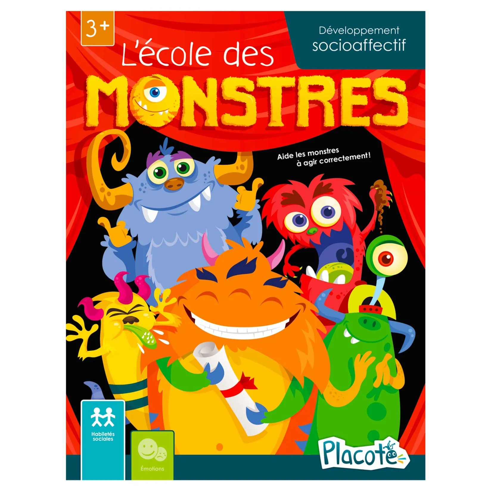 Board Games>Placote L'École Des Monstres