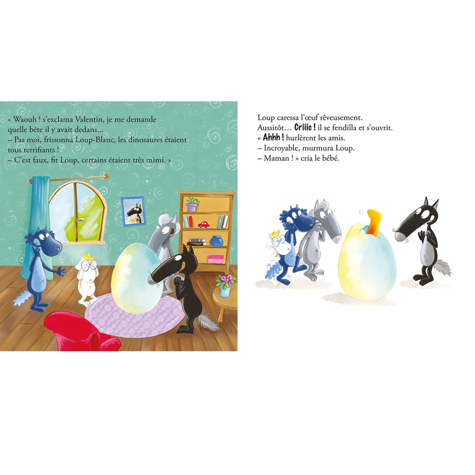 4 Years And Over|2 Years And Over>Auzou Le Loup Qui Adorait Les Dinosaures