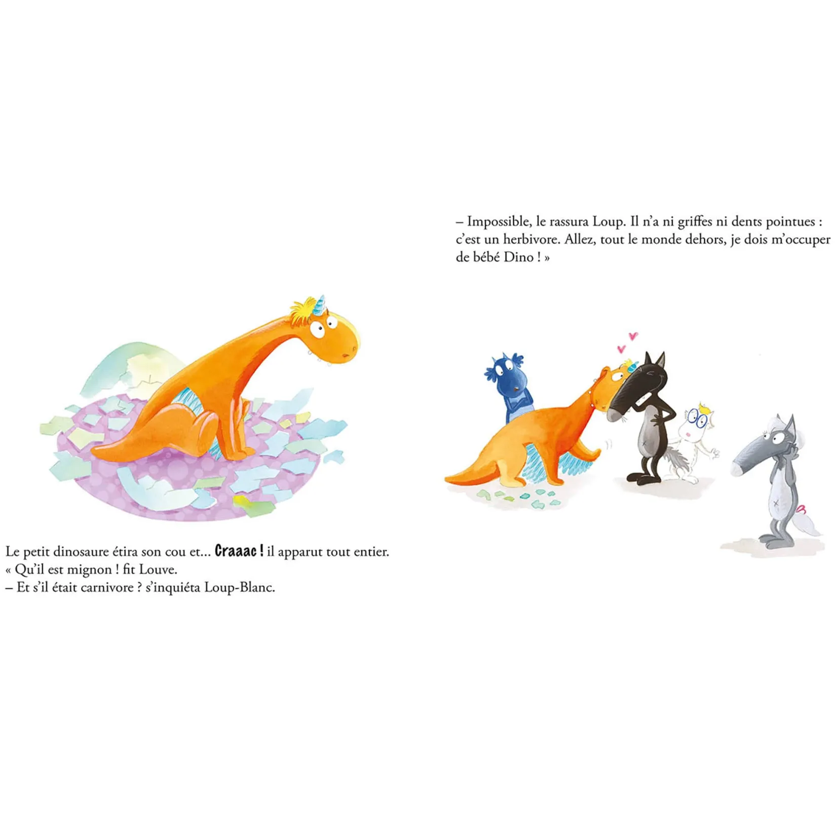 4 Years And Over|2 Years And Over>Auzou Le Loup Qui Adorait Les Dinosaures