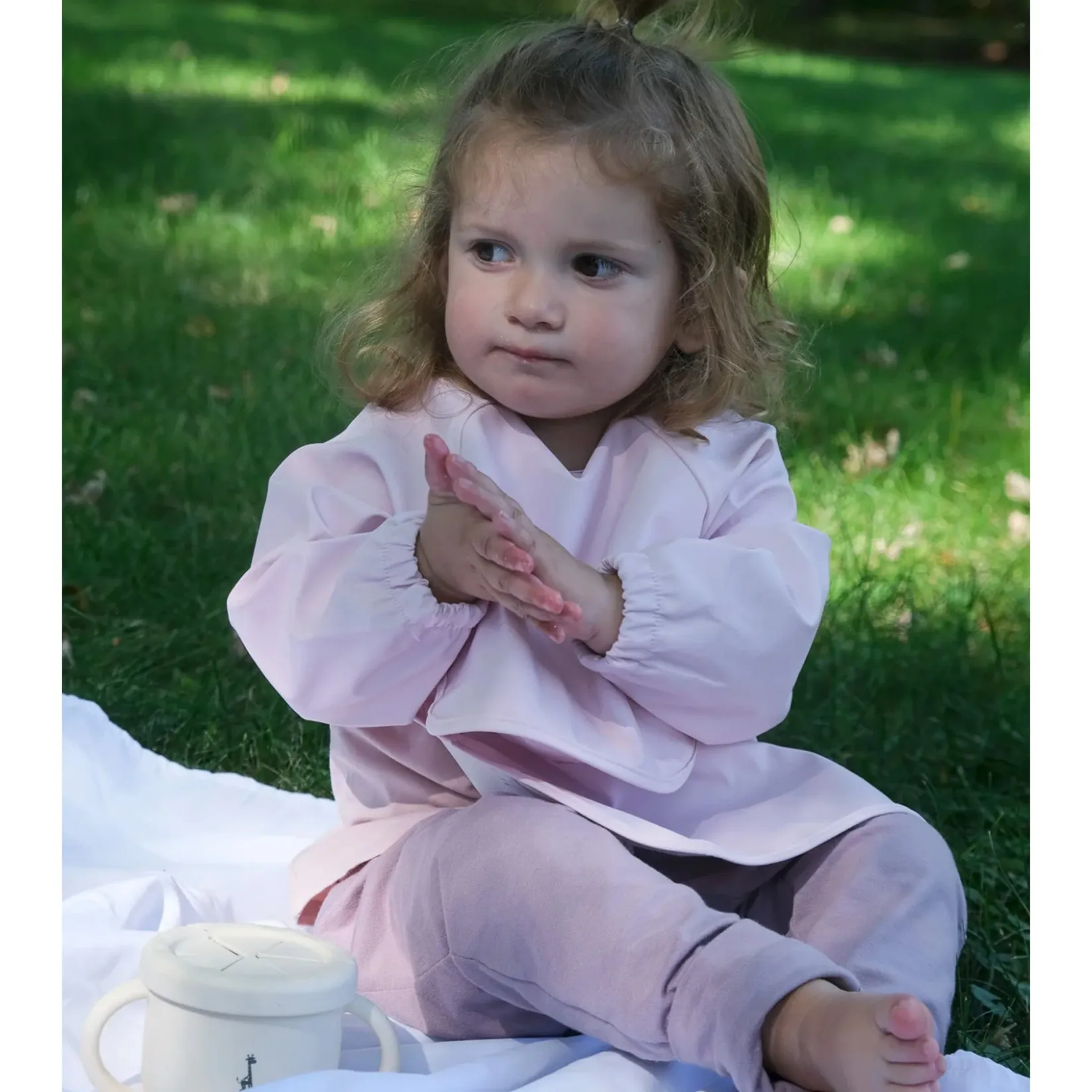 Tableware|Plates & Placemats>Micasso Learning Cup 2 in 1 - Cream