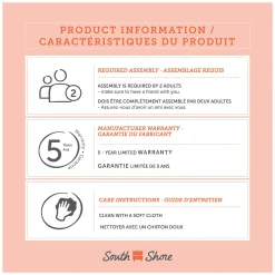 Outlet LED Nightstand - Sazena Pure White Nightstands