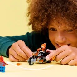 Hot ǀ Marvel Spider-Man vs. Ghost Rider Motorcycle Kids Assembly & Construction