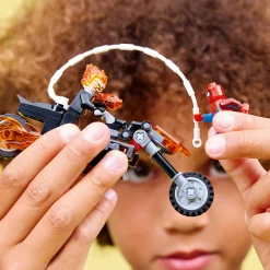 Hot ǀ Marvel Spider-Man vs. Ghost Rider Motorcycle Kids Assembly & Construction