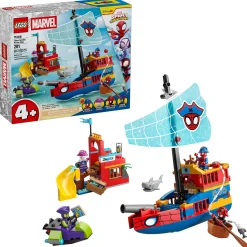 New ǀ Marvel Spidey And His Amazing Friends Team Spidey Pirate Ship Kids Assembly & Construction