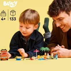 Outlet Bluey: Bluey’s Beach & Family Car Trip Kids Assembly & Construction