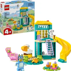 Clearance Bluey Playground Fun with Bluey and Chloe Kids Assembly & Construction