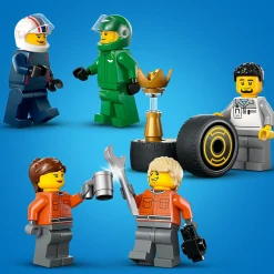 New City F1® Truck with RB20 & AMR24 F1® Cars Kids Assembly & Construction