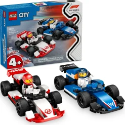 Sale City F1® Williams Racing & Haas F1® Race Cars Kids Assembly & Construction