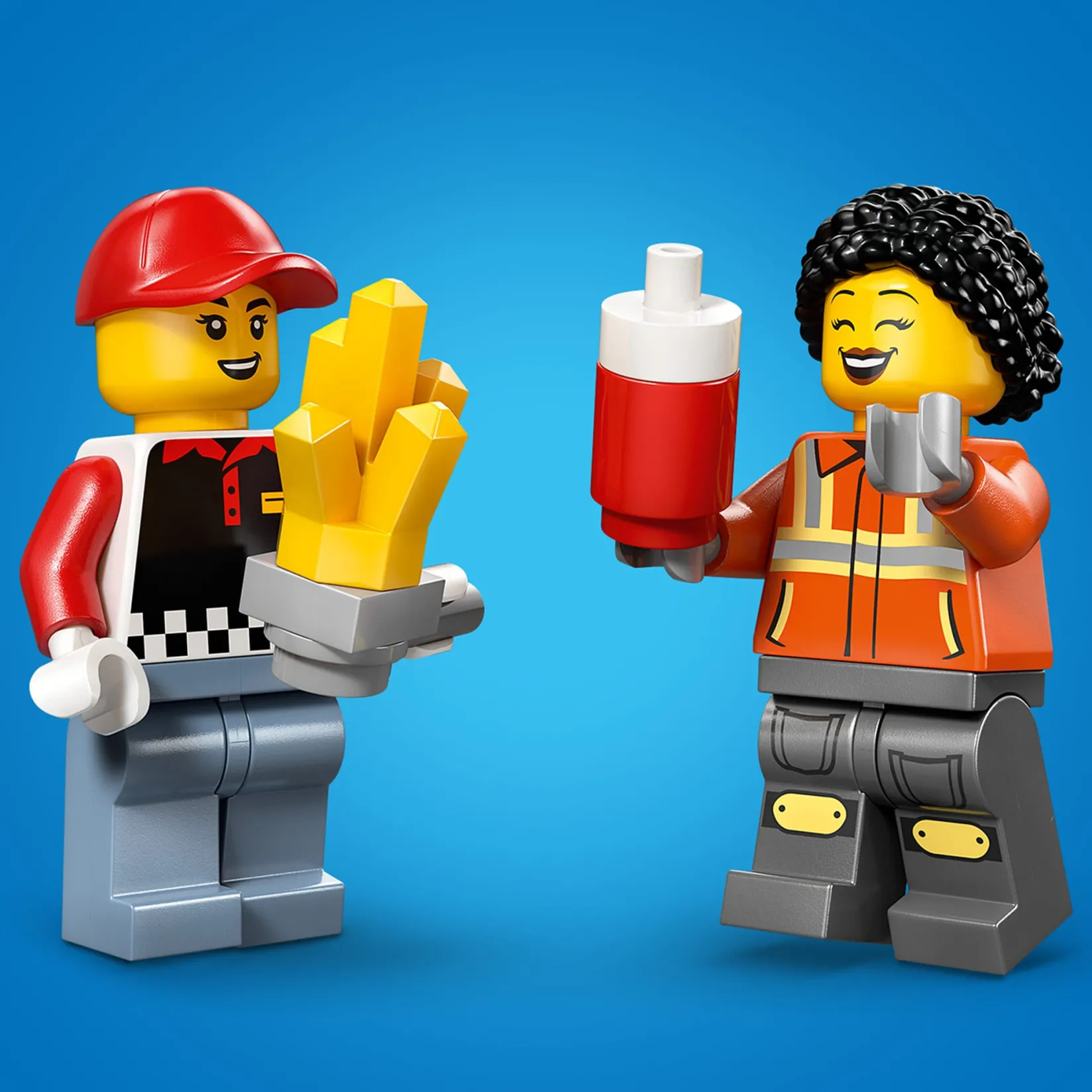 Sale City Fries Food Truck Kids Assembly & Construction