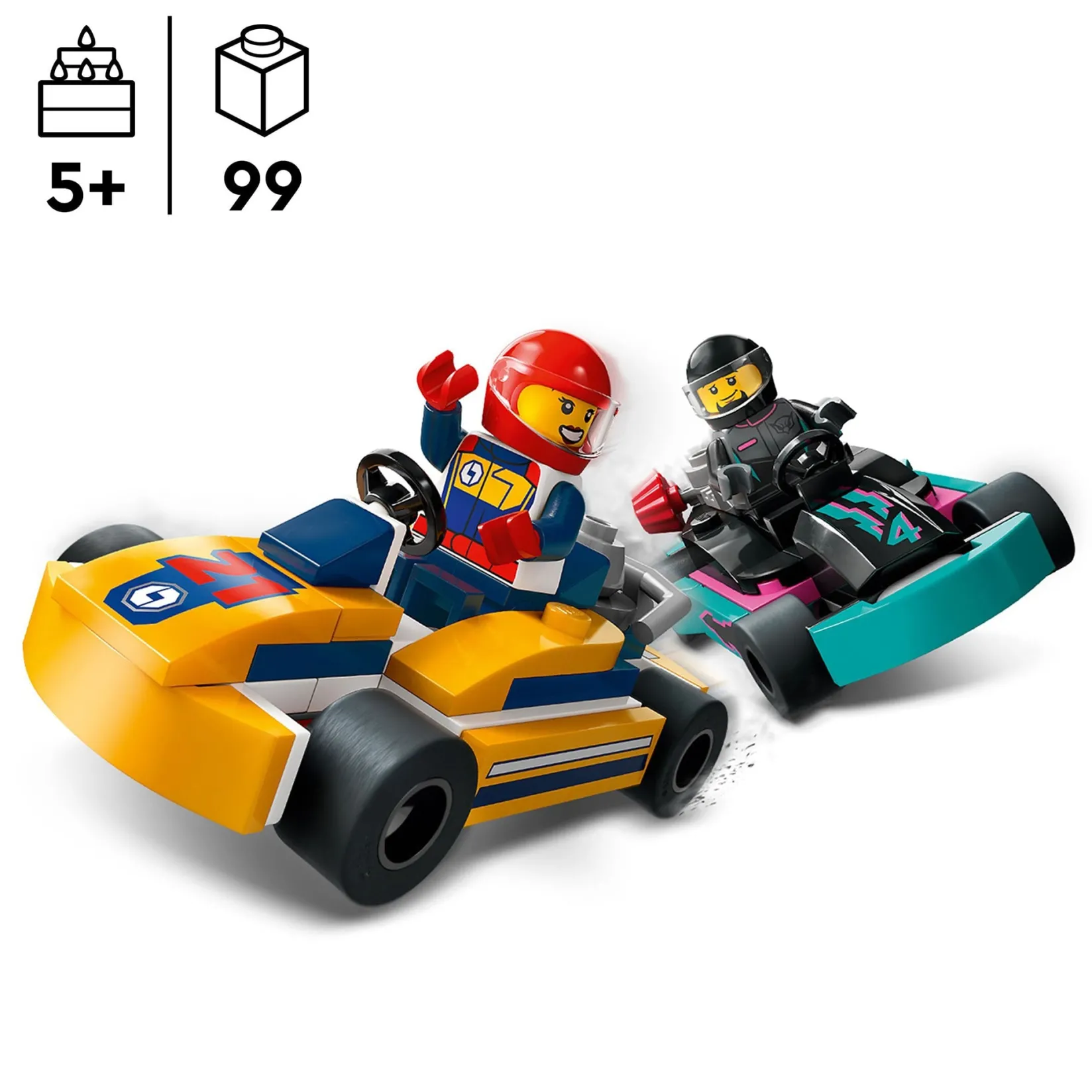 Assembly & Construction>LEGO® City Go-Karts and Race Drivers