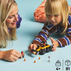 Assembly & Construction>LEGO® City Yellow Construction Wheel Loader