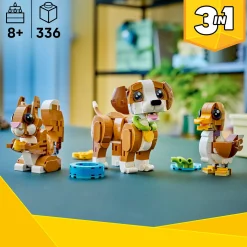 Creator Cute Animals: Playful Puppy Dog Kids Assembly & Construction