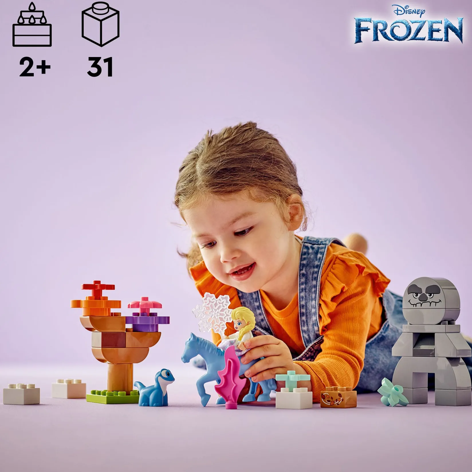 New DUPLO® | Disney Elsa & Bruni in the Enchanted Forest Kids Assembly & Construction