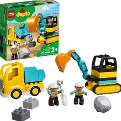 Online DUPLO® Construction Truck & Tracked Excavator Kids Assembly & Construction