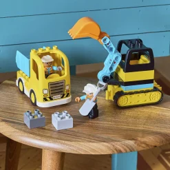 Online DUPLO® Construction Truck & Tracked Excavator Kids Assembly & Construction