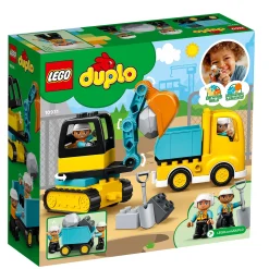 Online DUPLO® Construction Truck & Tracked Excavator Kids Assembly & Construction