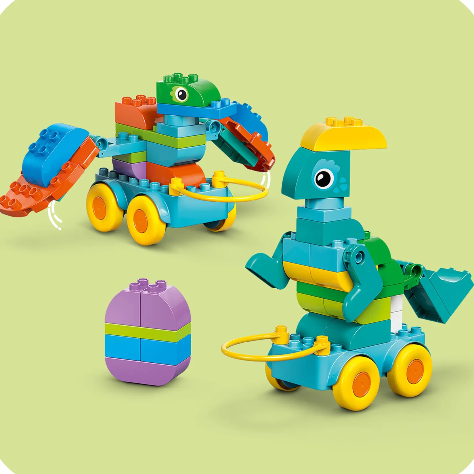 Assembly & Construction>LEGO® DUPLO® Town 3 in 1 Dinosaurs on Wheels