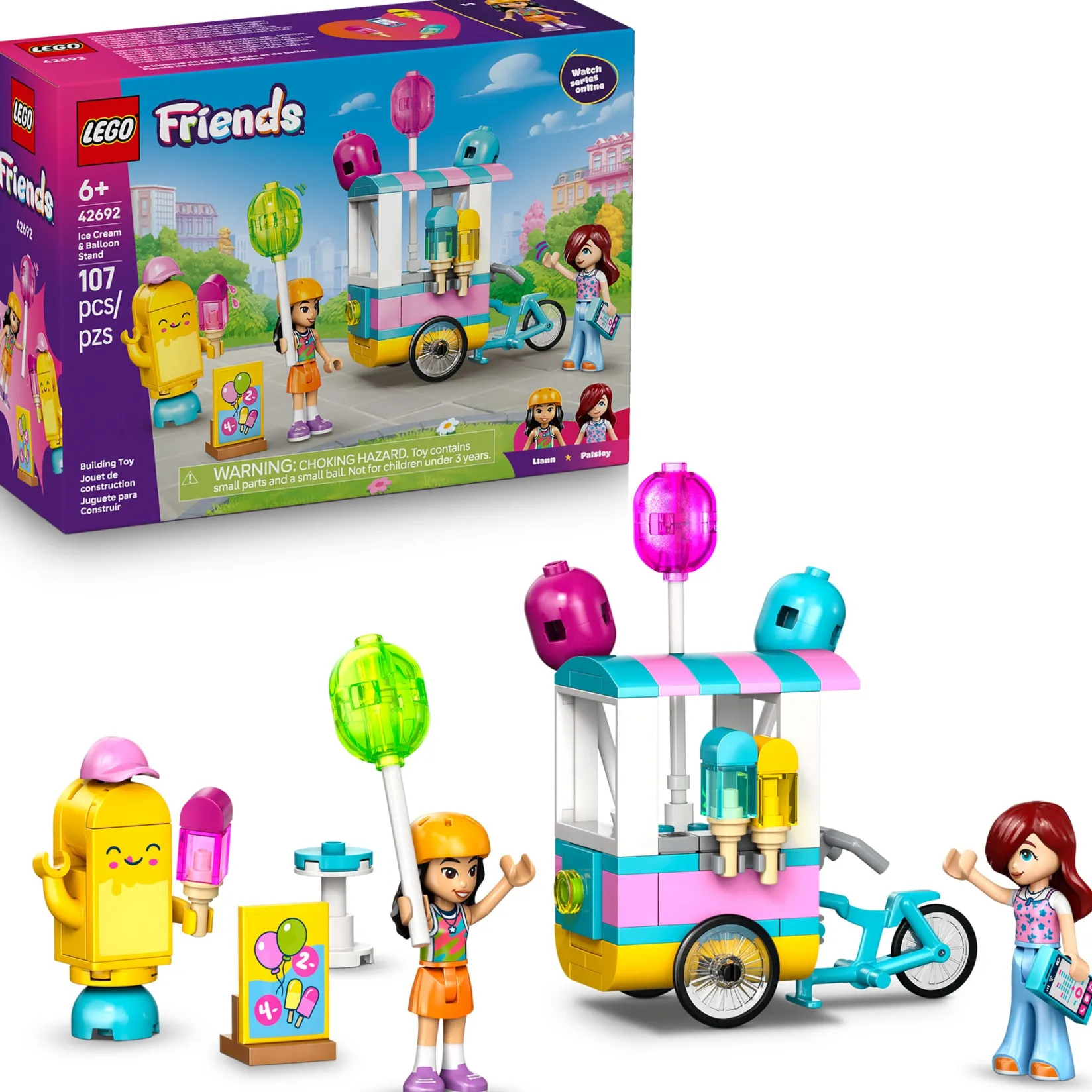 Assembly & Construction>LEGO® Friends Ice Cream & Balloon Stand