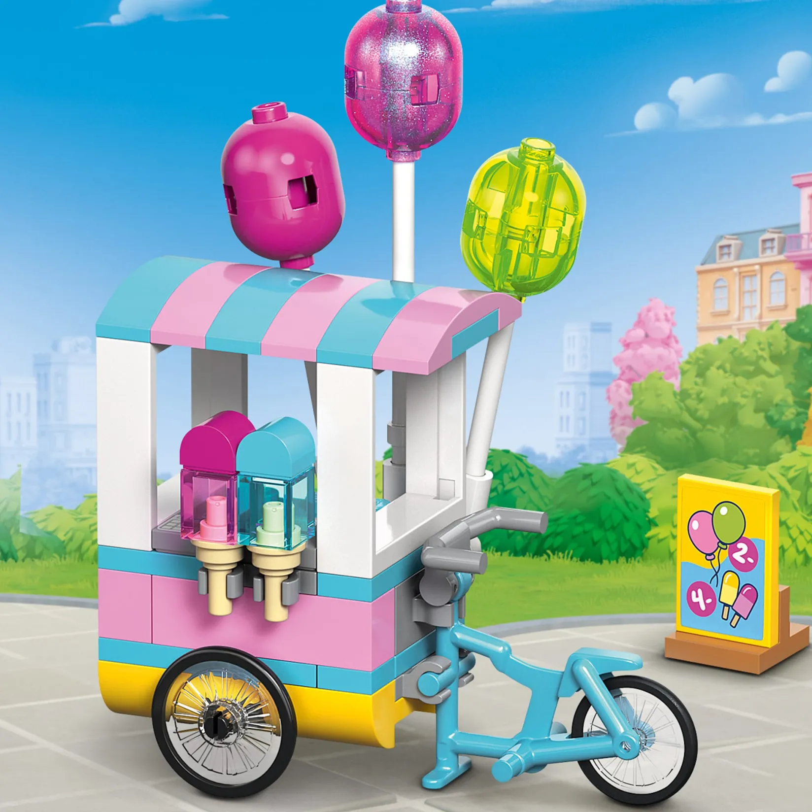 Assembly & Construction>LEGO® Friends Ice Cream & Balloon Stand