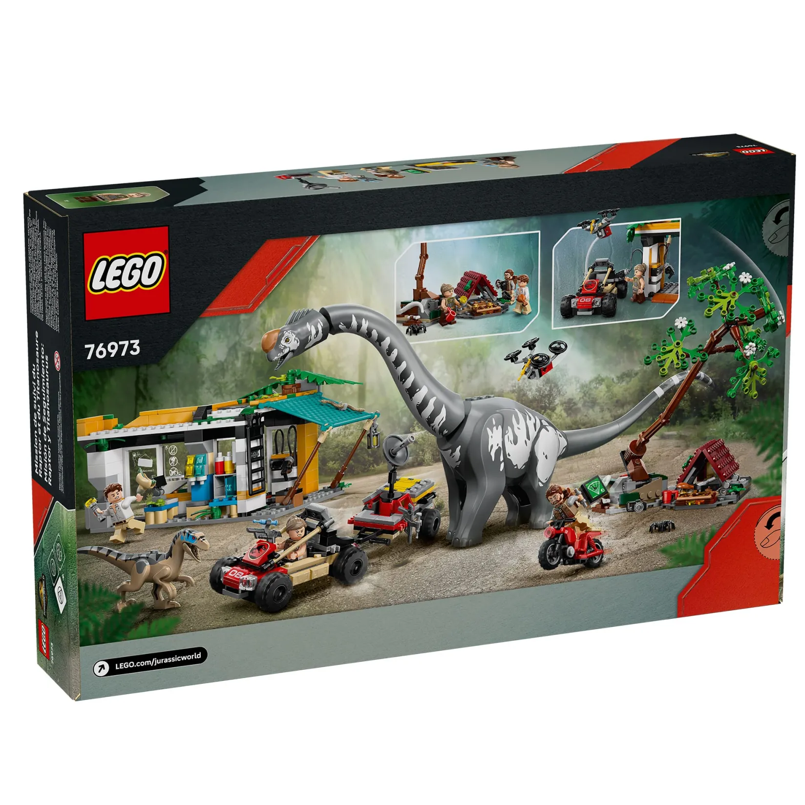 Assembly & Construction>LEGO® Jurassic World Raptor & Titanosaurus Tracking Mission