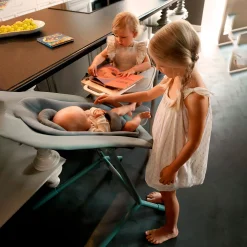 LEMO 2 Bouncer - Suede Grey Swings & Rockers