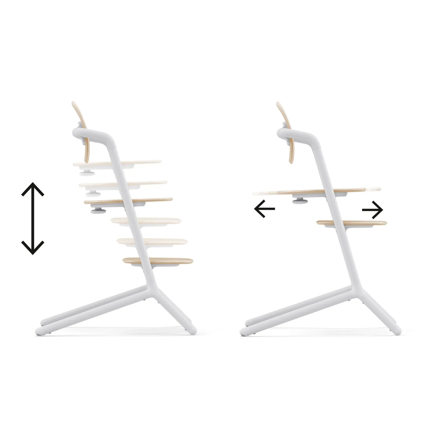 High Chairs & Booster Seats|High Chairs & Booster Seats>Cybex LEMO 2 High Chair 3-in-1 - Sand White