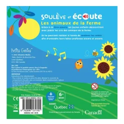 Hot Les animaux de la ferme - Soulève et écoute Quebec Books|Baby 0-2 Years