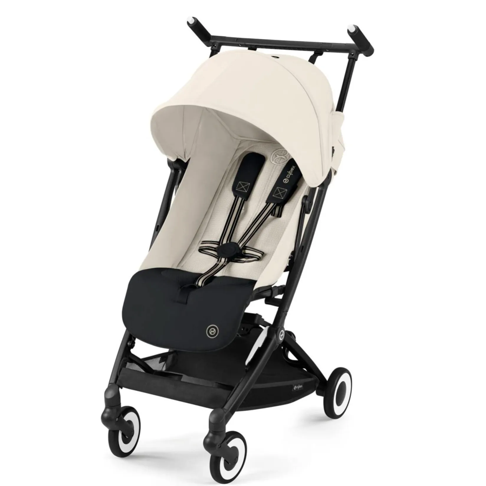 Outlet Libelle Stroller - Black / Canvas White Kids Strollers|Strollers & Trailers