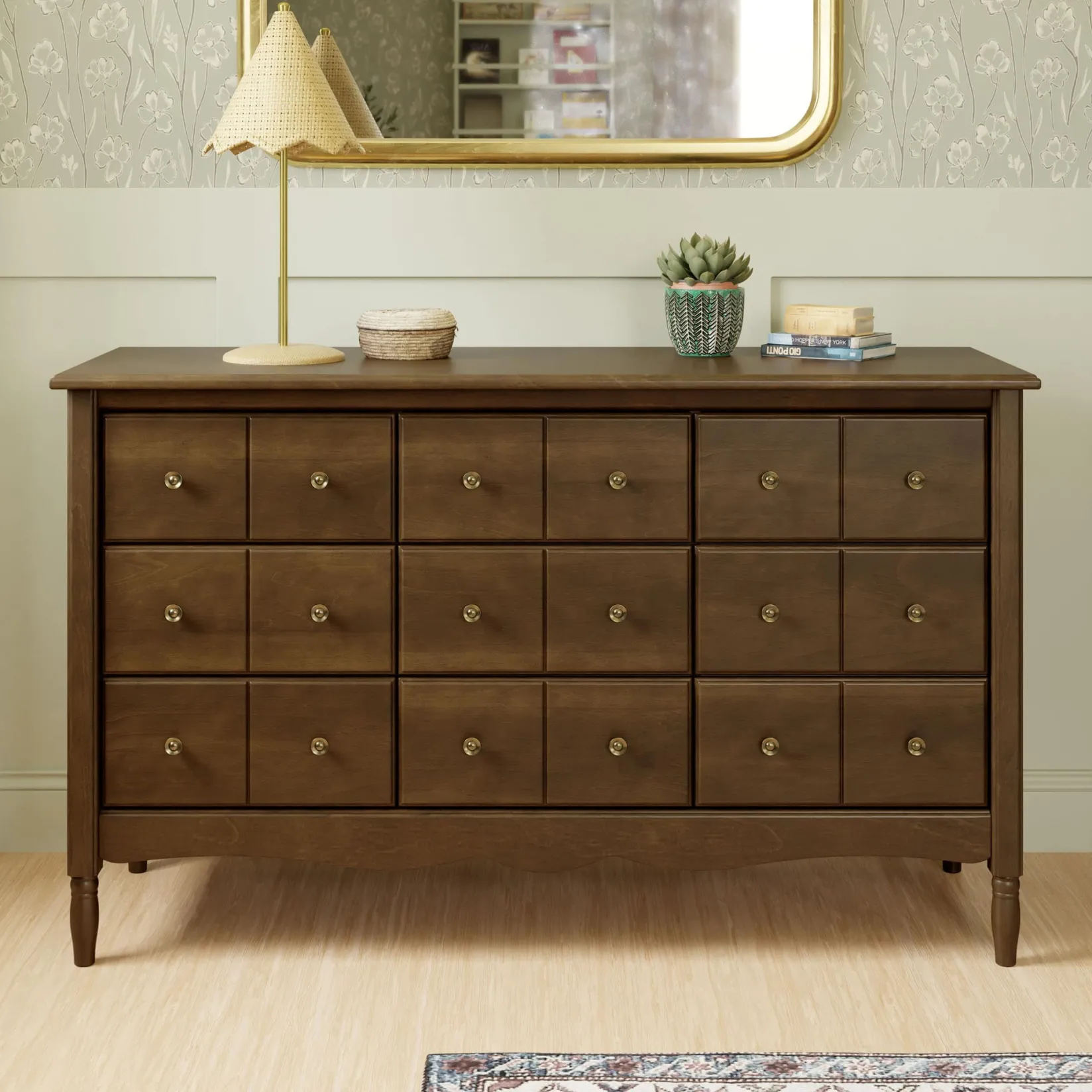 Storage Furniture>Namesake Liberty 9 Drawers Dresser - Natural Walnut