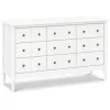 New Liberty 9 Drawers Dresser - Warm White Storage Furniture