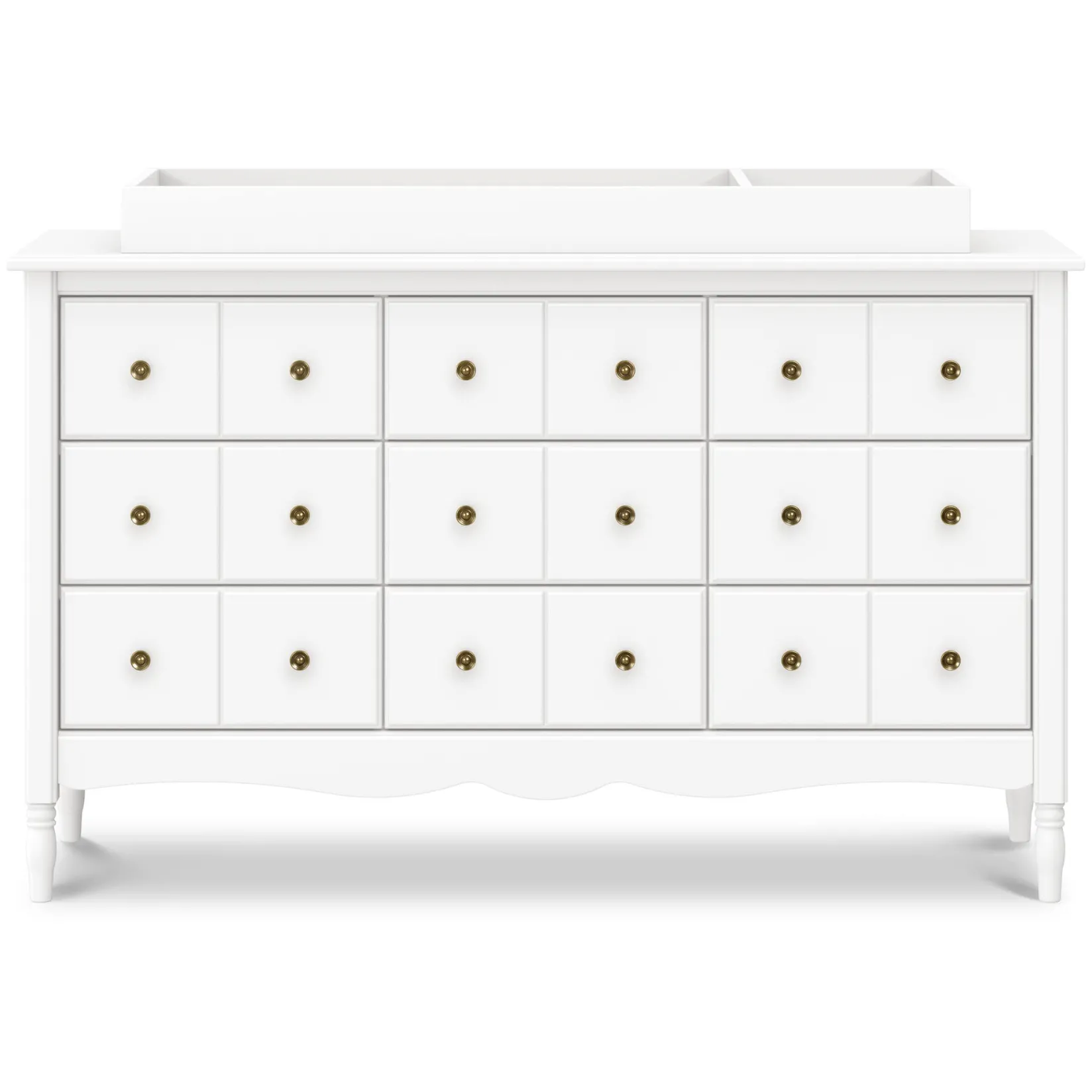 New Liberty 9 Drawers Dresser - Warm White Storage Furniture