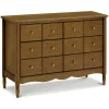Hot Liberty 6-Drawer Assembled Dresser - Natural Walnut Storage Furniture