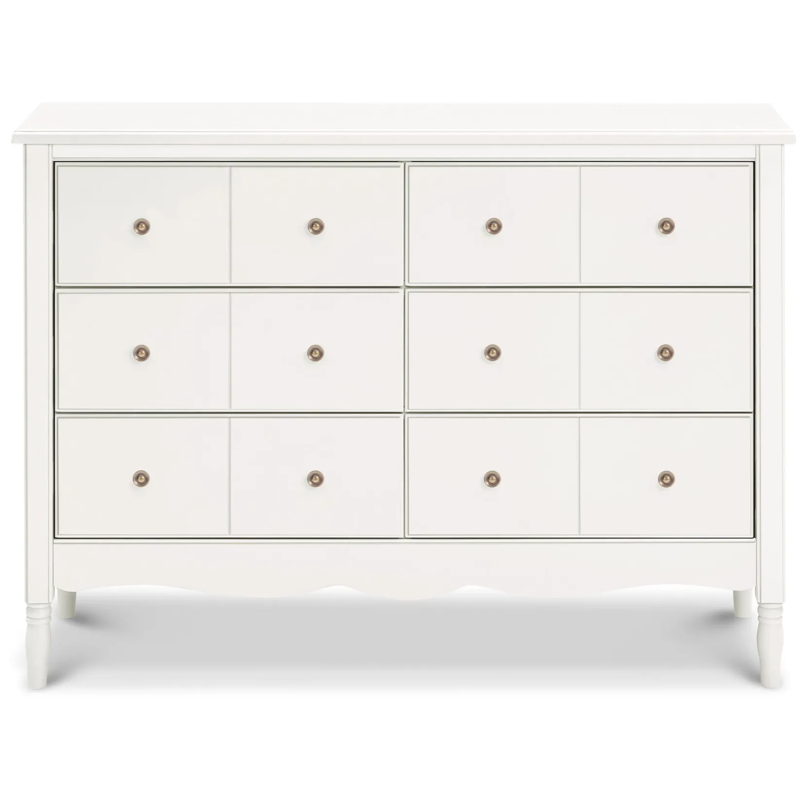Outlet Liberty 6-Drawer Assembled Dresser - Warm White Storage Furniture