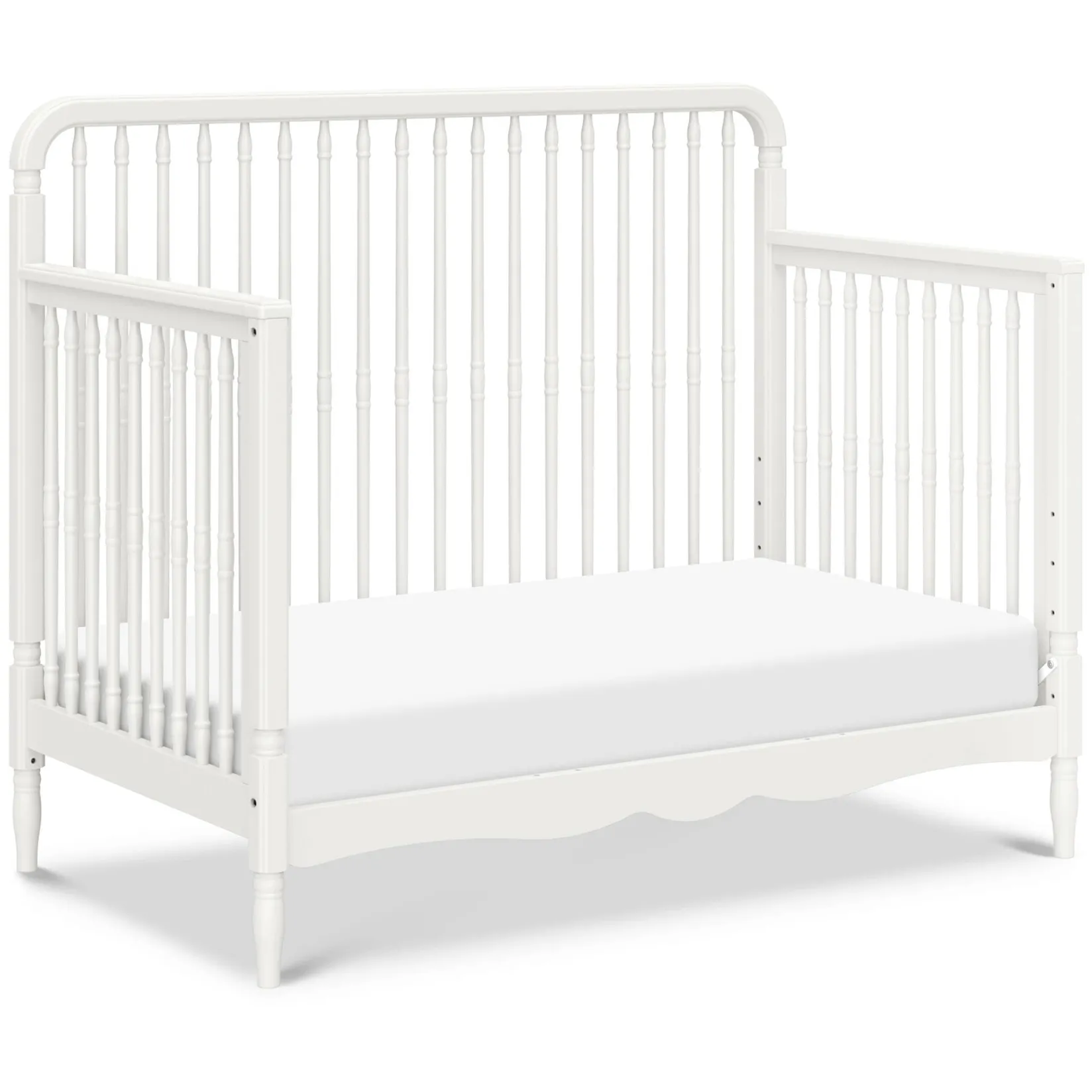 Cribs & Mattresses|Cribs & Mattresses>Namesake Liberty 4-in-1 Convertible Spindle Crib - Warm White