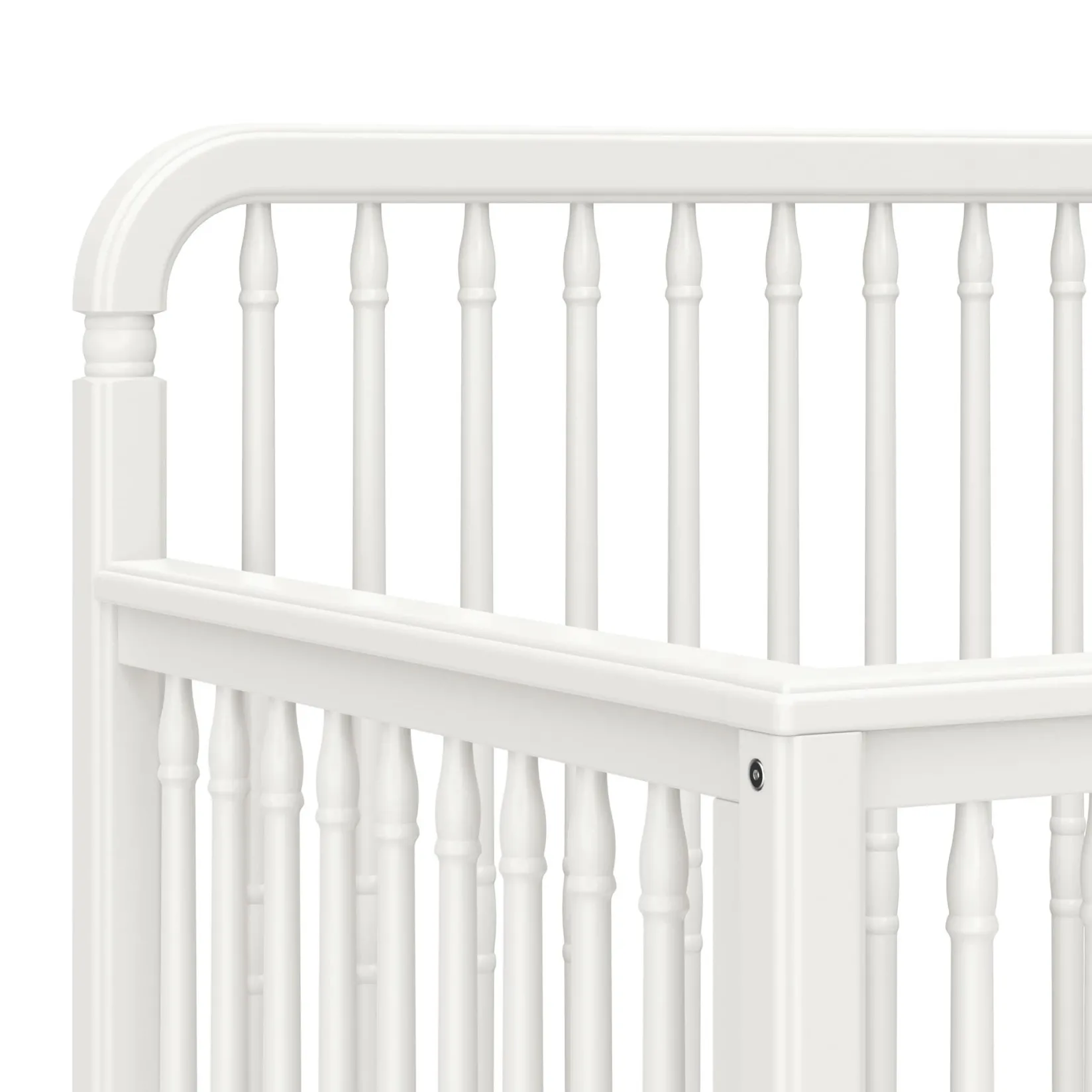 Cribs & Mattresses|Cribs & Mattresses>Namesake Liberty 4-in-1 Convertible Spindle Crib - Warm White