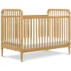 Liberty 3-in-1 Convertible Spindle Crib With Conversion Kit - Honey Cribs & Mattresses|Cribs & Mattresses