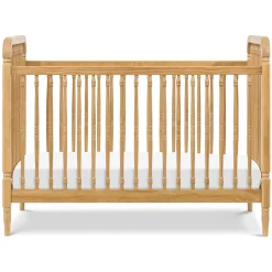 Liberty 3-in-1 Convertible Spindle Crib With Conversion Kit - Honey Cribs & Mattresses|Cribs & Mattresses