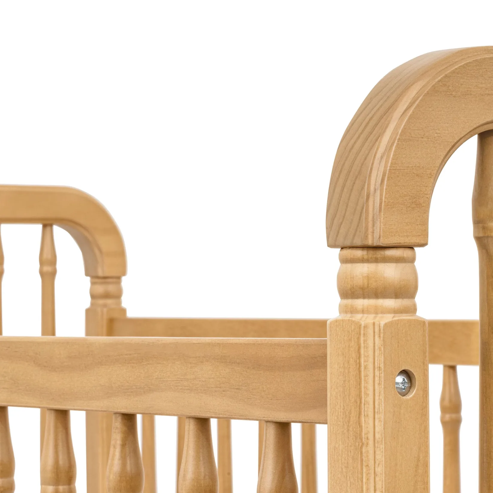 Liberty 3-in-1 Convertible Spindle Crib With Conversion Kit - Honey Cribs & Mattresses|Cribs & Mattresses