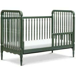 Hot Liberty 3-in-1 Convertible Spindle Crib With Conversion Kit - Forest Green Cribs & Mattresses|Cribs & Mattresses