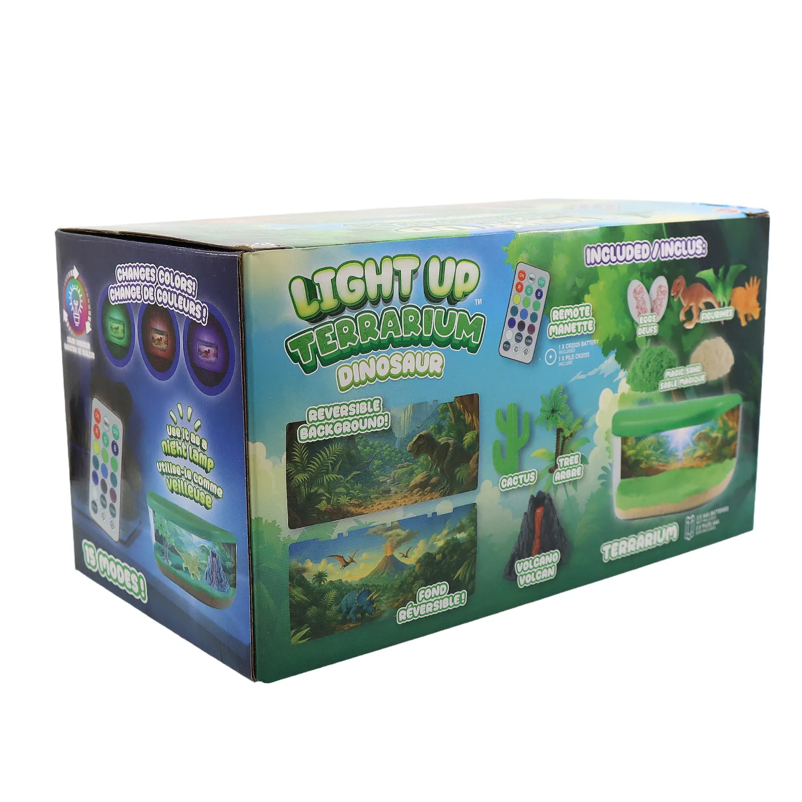 Diy & Activities>Groupe Ricochet Light-up Terrarium - Dinosaur