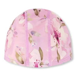 Best Lilac Flowers Swim Cap 3-14 Kids Swimsuits