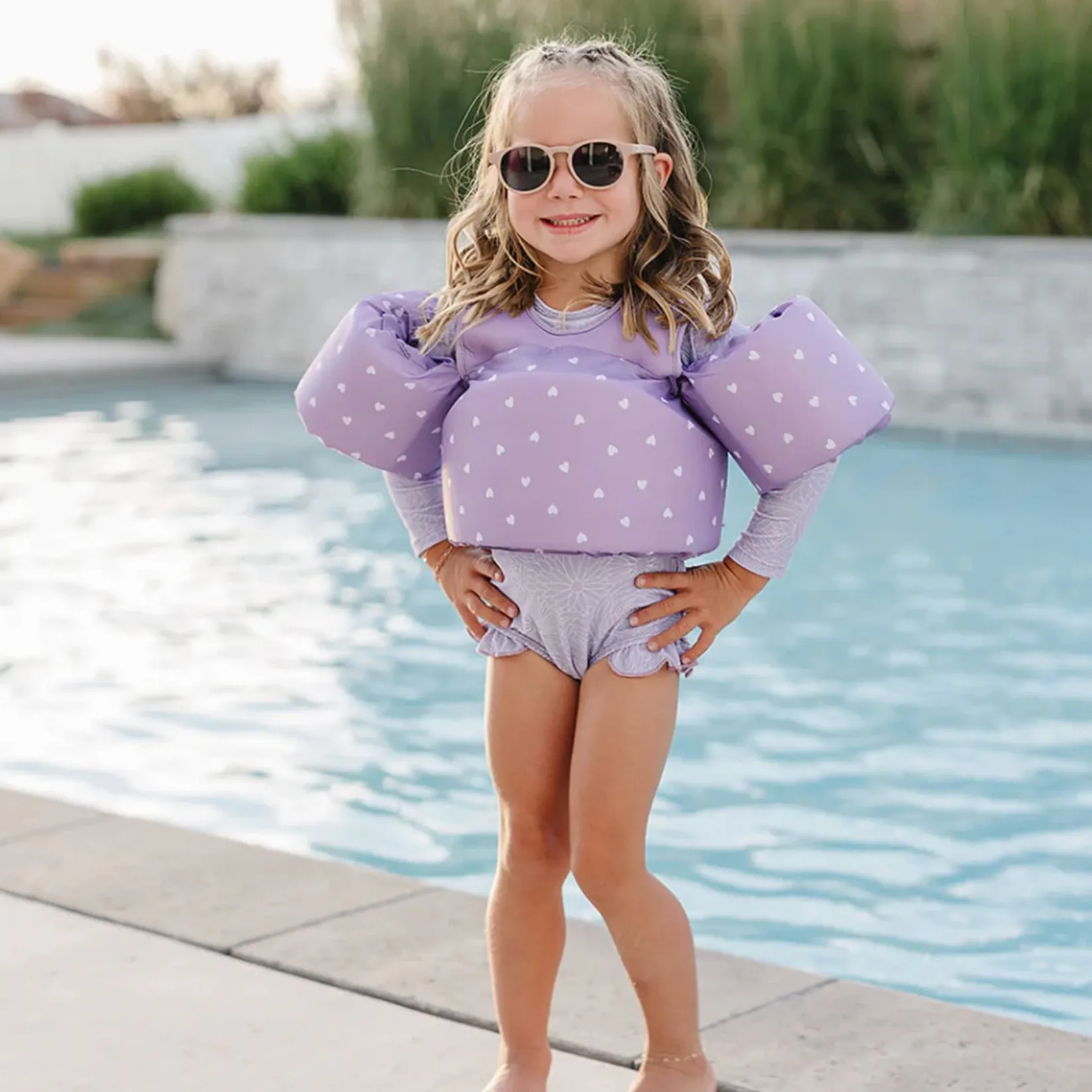 Swimsuits>Current Tyed Lily Ruffle Swimsuit 0-24m Lilac