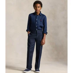 Hot Linen Sport Shirt 8-16y Kids/BOY Tops
