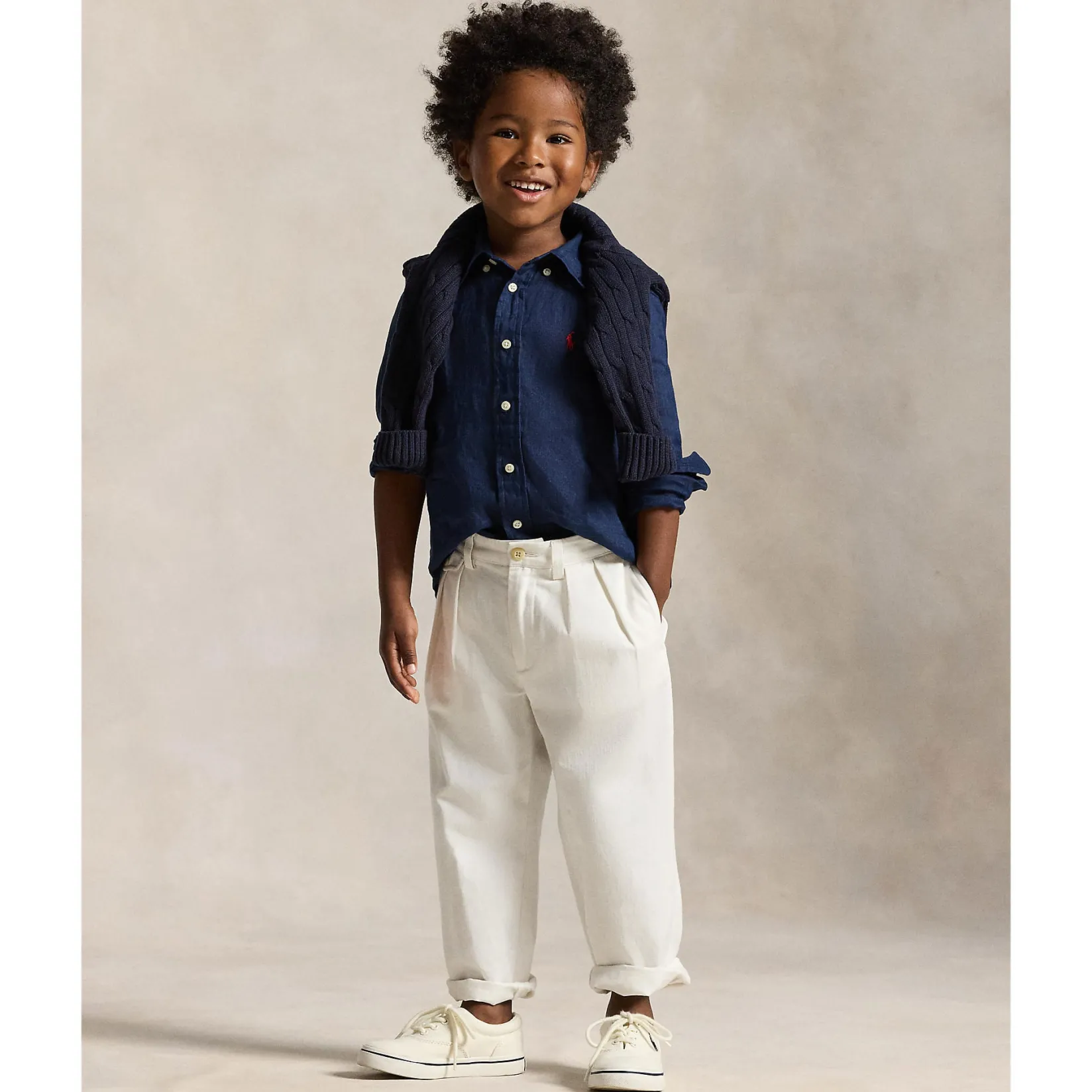 Sale Linen Sport Shirt 2-7y Kids/BOY Tops